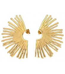 Pendientes Acero Dorado Mujer Liska CH073A-D Sol