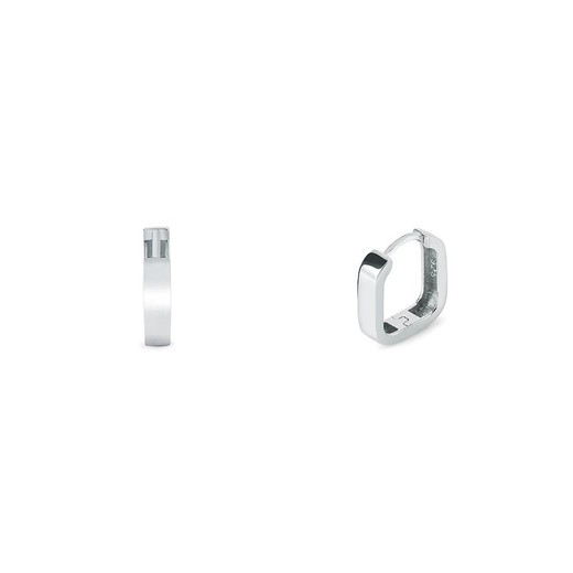 Pendientes Argent Basic 1,3x1,5cm ARRG013 Aros Cuadrados