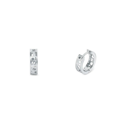 Pendientes Argent Basic 1,5cm ARRG010S Aros Calados