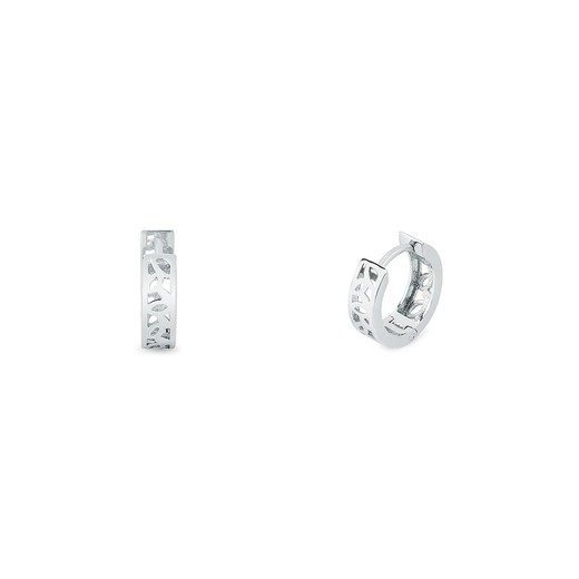 Pendientes Argent Basic 1,5cm ARRG011 Aros Hojas