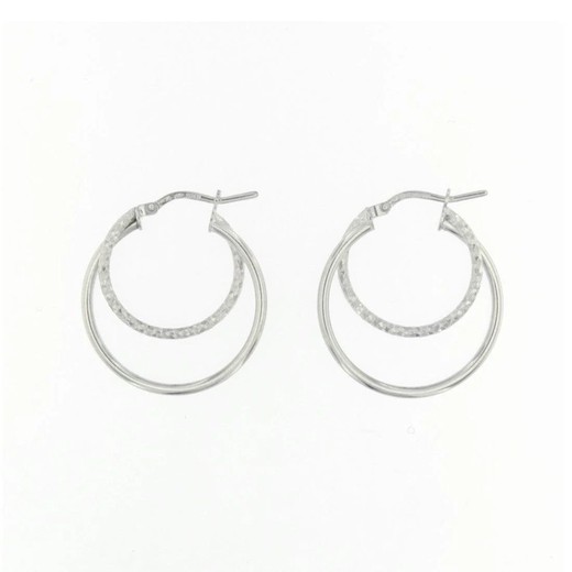 Pendientes Argent Basic 2,5cm ARR215D Aros Dobles