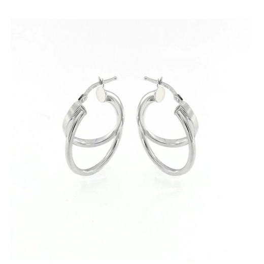 Pendientes Argent Basic 2,5cm ARR292 Aros Entrelazados