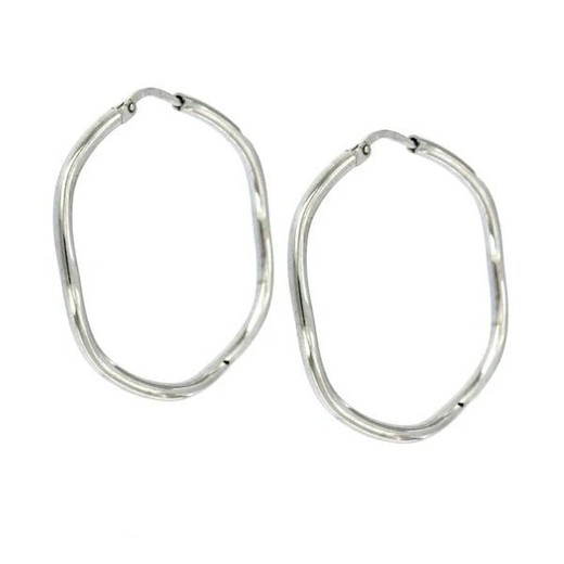 Pendientes Argent Basic 30mm ARR2230 Aros Ondulados