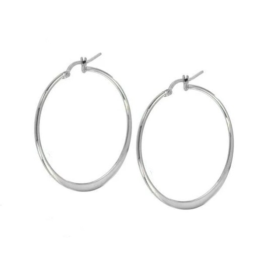 Pendientes Argent Basic 32mm ARR2020P Aros Planos