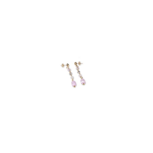 Pendientes Bronce 6cm Sovrani J9027 Dorado Danielle Cristales Multicolor