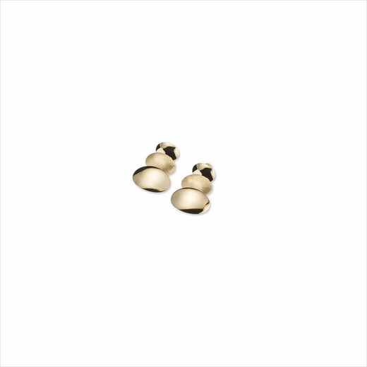 Pendientes Bronce 6cm Sovrani J9390 Dorado Satinado Latón