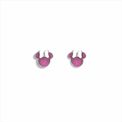 Orecchini Disney Acciaio ST0042P Minnie Rosa