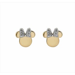 Arracades Disney Or 18kts 18K0009P Minnie Diamants