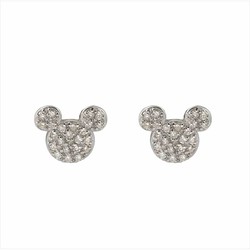 Pendientes Disney Oro 18kts 18K0011P Mickey Diamantes