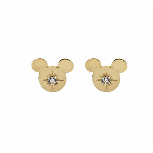 Pendientes Disney Oro 18kts 18K0012P Mickey Diamantes
