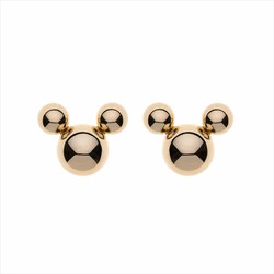 Disney-Ohrringe aus 9-karätigem Gold, limitierte Auflage, 9K0003P2, Mickey