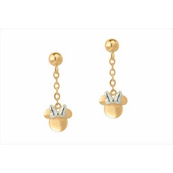 Disney Ohrringe Zweifarbiges Gold 18kt Silber 18K0014P Minnie