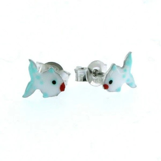 Pendientes Kids Plata Argent Basic 0,9x0,6cm ARRF013 Pez