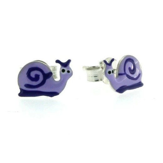 Pendientes Kids Plata Argent Basic 0,9x0,6cm ARRF015 Caracoles