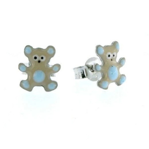 Pendientes Kids Plata Argent Basic 0,9x0,6cm ARRF017 Ositos