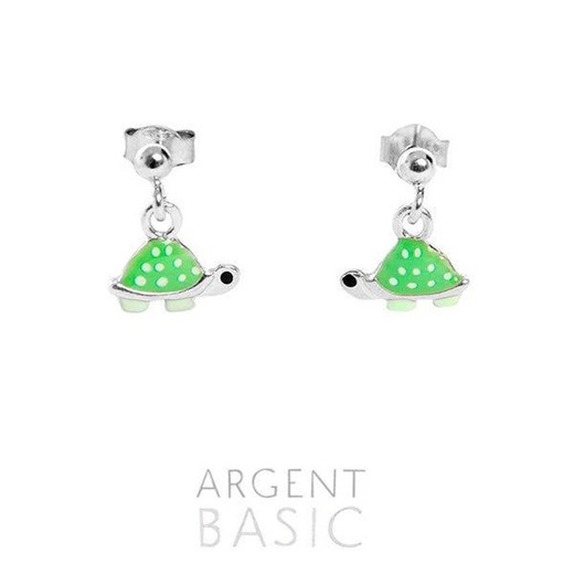 Pendientes Kids Plata Argent Basic 1,1x1,2cm ARRF003B Tortuga