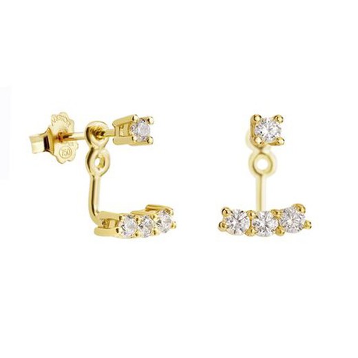 Pendientes Oro 18kts Argyor MRM 2,50mm (18)75A0114 Garras Diamantes