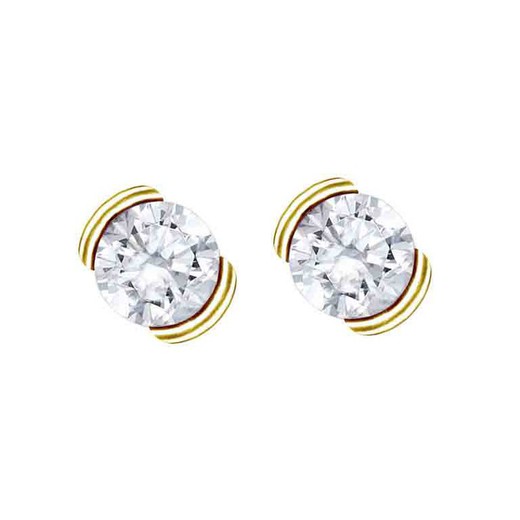 Pendientes Oro 18kts Argyor MRM 3,00mm (18)75A0010 2 Diamantes