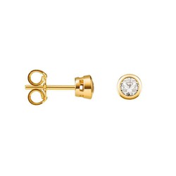 Pendientes Oro 18kts Argyor MRM 4,00mm (18)75A0100-4,00mm Diamantes