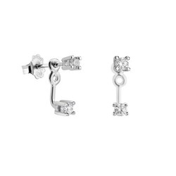 Pendientes Oro Blanco 18kts Argyor MRM 2,50mm (18)75B0113 Garras Diamantes