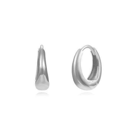 Pendientes Plata 10mm PEL1143RHXX10 Aro Oval