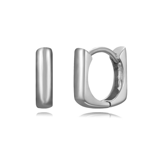 Boucles d'oreilles Argent 11mm PEL1192RH Carrés