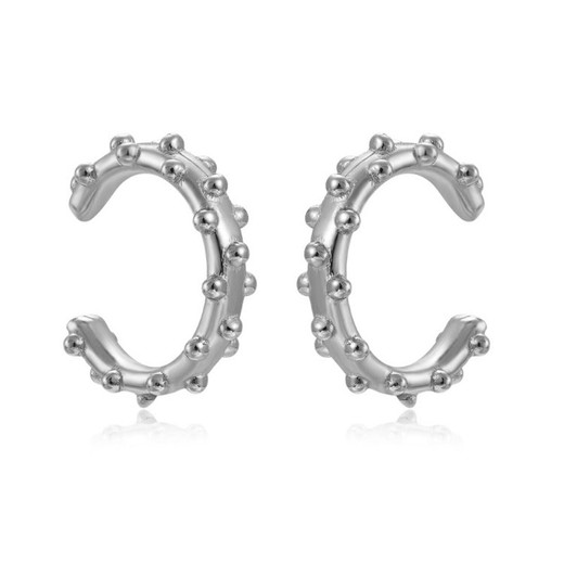 Pendientes Plata 12mm PE00755RH Earcuff Bolitas