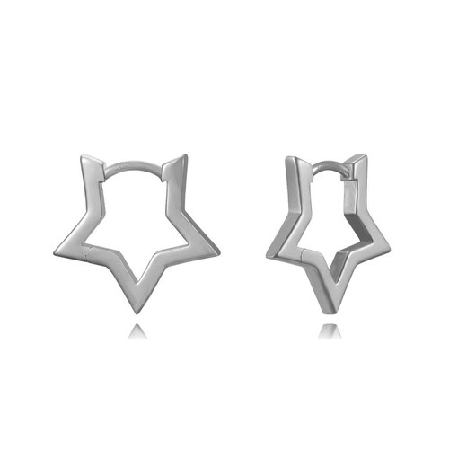 Pendientes Plata 15mm PEL1142RH Estrella