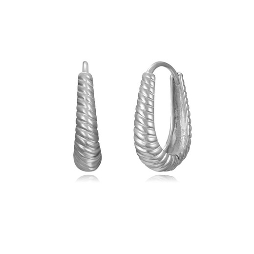 Boucles d'oreilles Argent 15x18mm PEL1147RH18 Rectangulaire