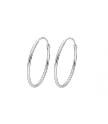 Pendientes Plata 16mm Liska LAF6438A-16 Aro