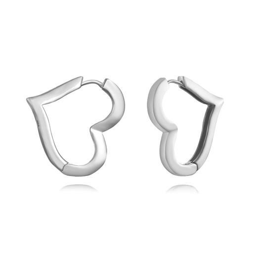 Boucles d'oreilles Argent 25mm PEL1199RH Coeur