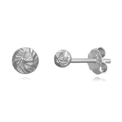 Boucles d'oreilles Argent 3mm PEL1187RH Taille Lune