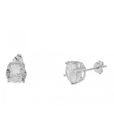 Arracades Plata 4mm Liska LAD4606A-4 4 Garras Circonita