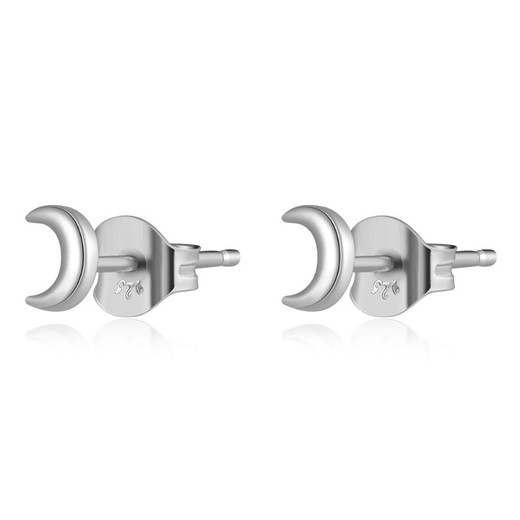 Pendientes Plata 4x5mm PE00662RH Luna