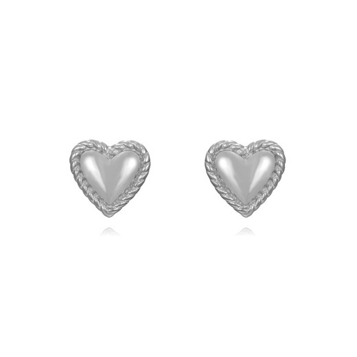 Pendientes Plata 5mm PEL1139RH Corazón