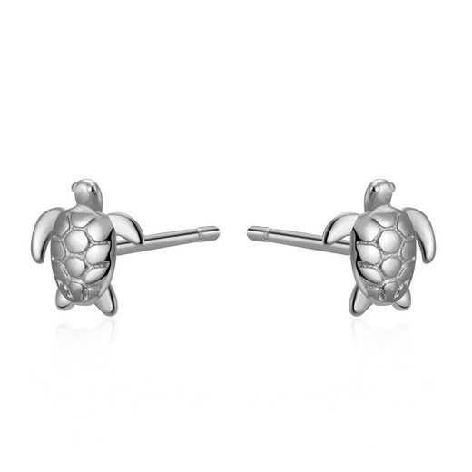 Boucles d'oreilles argent 7x8mm PE00759RH Tortue