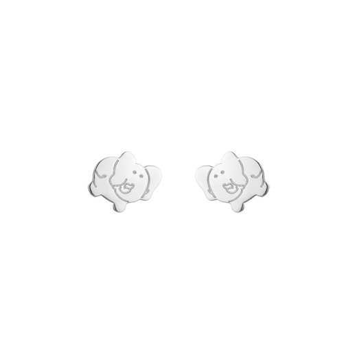 Boucles d'oreilles Argent 9.5mm PEL1211PL Éléphant