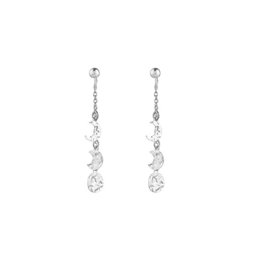 Boucles d'oreilles Argent 9.5mm PEL1229PL Phase de Lune