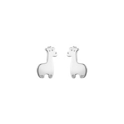 Pendientes Plata 9mm PEL1221PL Jirafa