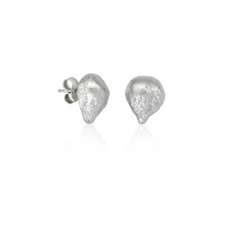 Pendientes Plata Argent Basic 1,1x1,4cm ARRM052B Magma