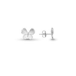 Pendientes Plata Argent Basic 1,3x1,2cm ARRM065P Mariposas Fly