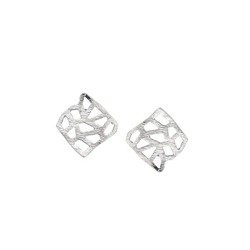 Pendientes Plata Argent Basic 1,7x1,7cm ARRM004P Calados