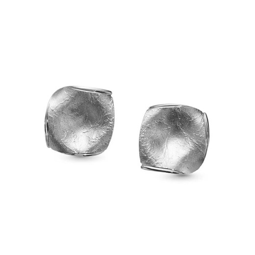 Pendientes Plata Argent Basic 1,8x1,8cm ARRM072O Cudrados