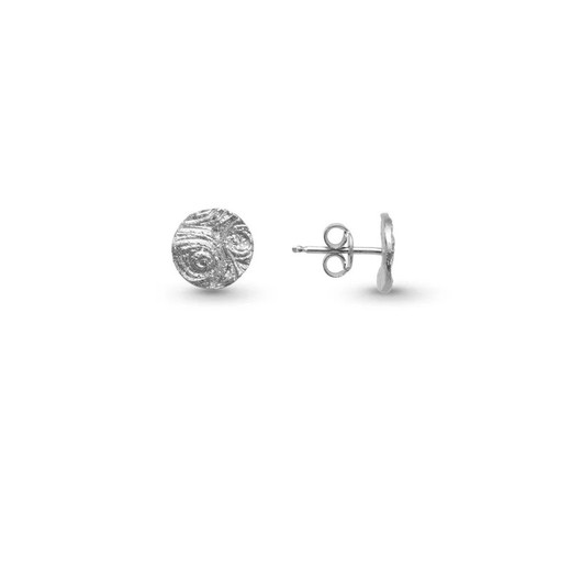 Pendientes Plata Argent Basic 1cm ARRM066P Frenesí Redondos