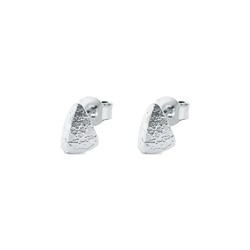 Pendientes Plata Argent Basic 1x1cm ARRM078P Triangular Asimétrico