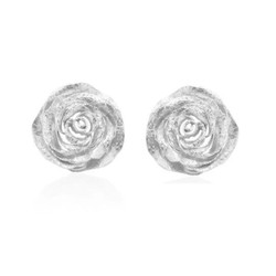 Pendientes Plata Argent Basic 2,2cm ARRM027O Rosas