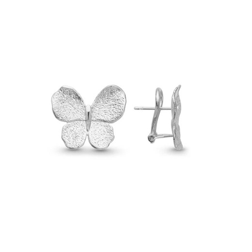 Pendientes Plata Argent Basic 2,2x2cm ARRM065 Mariposas