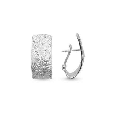 Pendientes Plata Argent Basic 2,7x1,7cm ARRM066 Frenesí Alargados