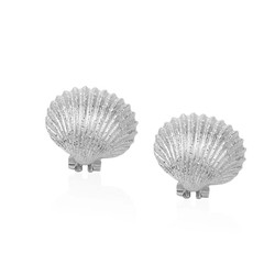 Pendientes Plata Argent Basic 2x1,8cm ARRM038O Conchas