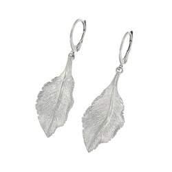 Pendientes Plata Argent Basic ARRM037G Hoja